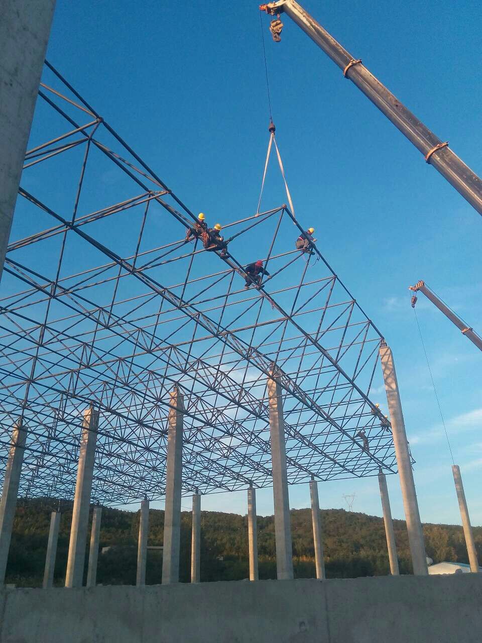 乐清汪清物流园网架